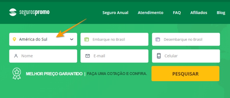 seguro viagem para o Peru