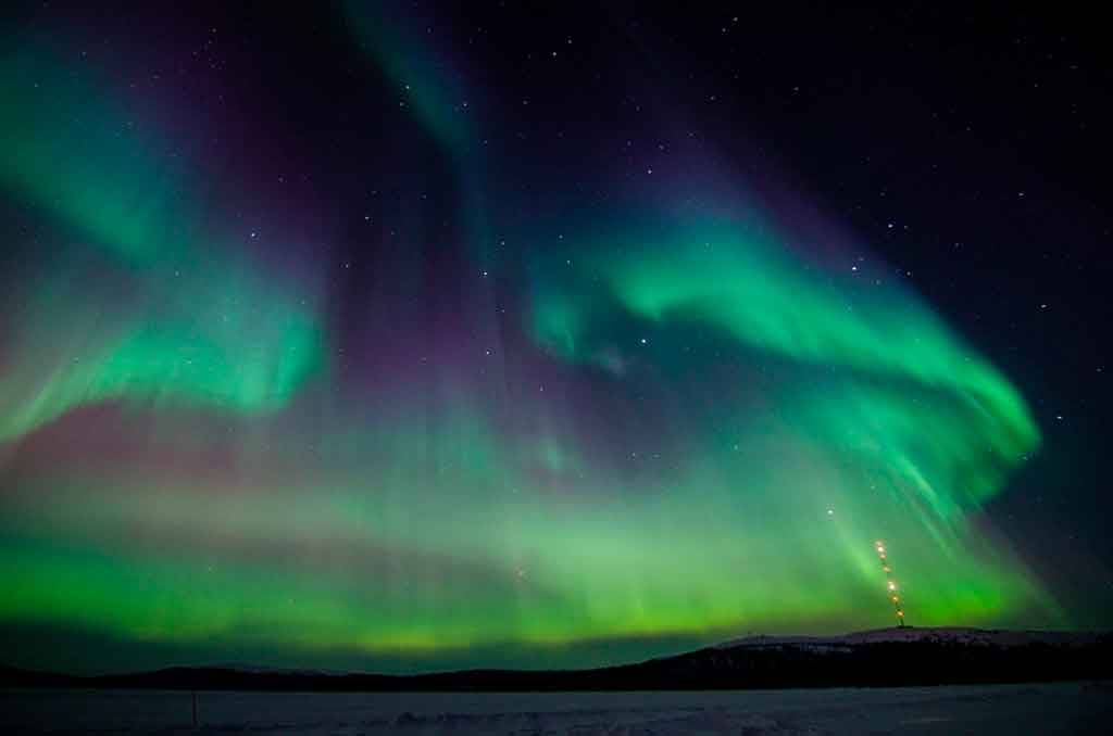 O que fazer na Suécia Aurora boreal