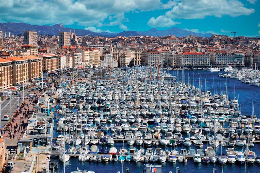 Marselha, França porto vleho