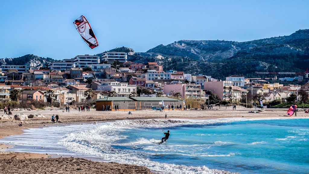 Marselha, França praias