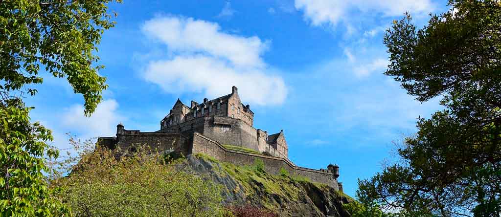Castelo de Edimburgo Onde fica