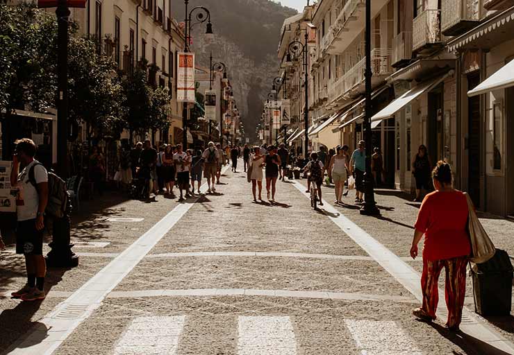 Piazza Tasso e Corso Italia