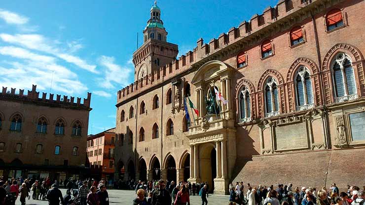 Bolonha, Itália Palazzo dell’ Accursio